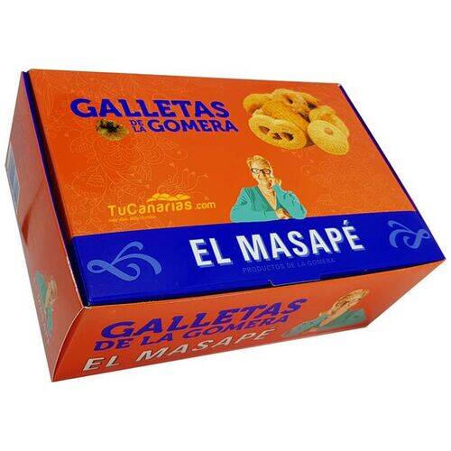 Galletas de La Gomera El Masape Caja 500g surtida Productos Canarios Galletas de La Gomera El Masape Caja 500g surtida
