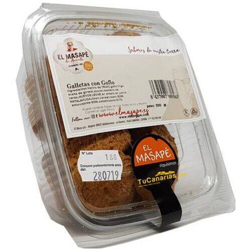 Galletas Gomeras de Gofio El Masape 170g Productos Canarios Galletas Gomeras de Gofio El Masape 170g