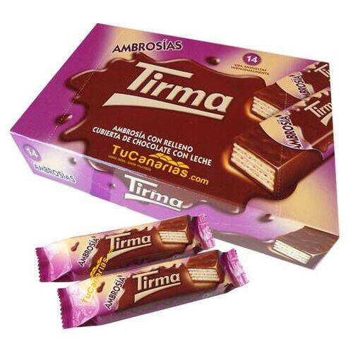 Ambrosias Tirma Chocolate 14 unidades Productos Canarios Ambrosias Tirma Chocolate 14 unidades