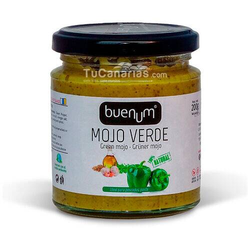 Mojo Verde Canarias Buenum 250ml 100% Natural Productos Canarios Mojo Verde Canarias Buenum 250ml 100% Natural