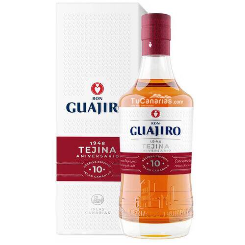 Ron Guajiro Reserva Especial Tejina 10 años Estuche Productos Canarios Ron Guajiro Reserva Especial Tejina 10 años Estuche