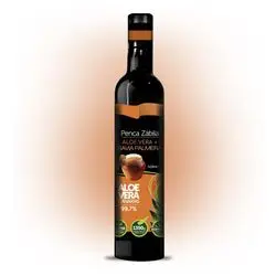 Jugo Aloe Vera Penca Zabila y Miel de Palma Cristal 500 ml