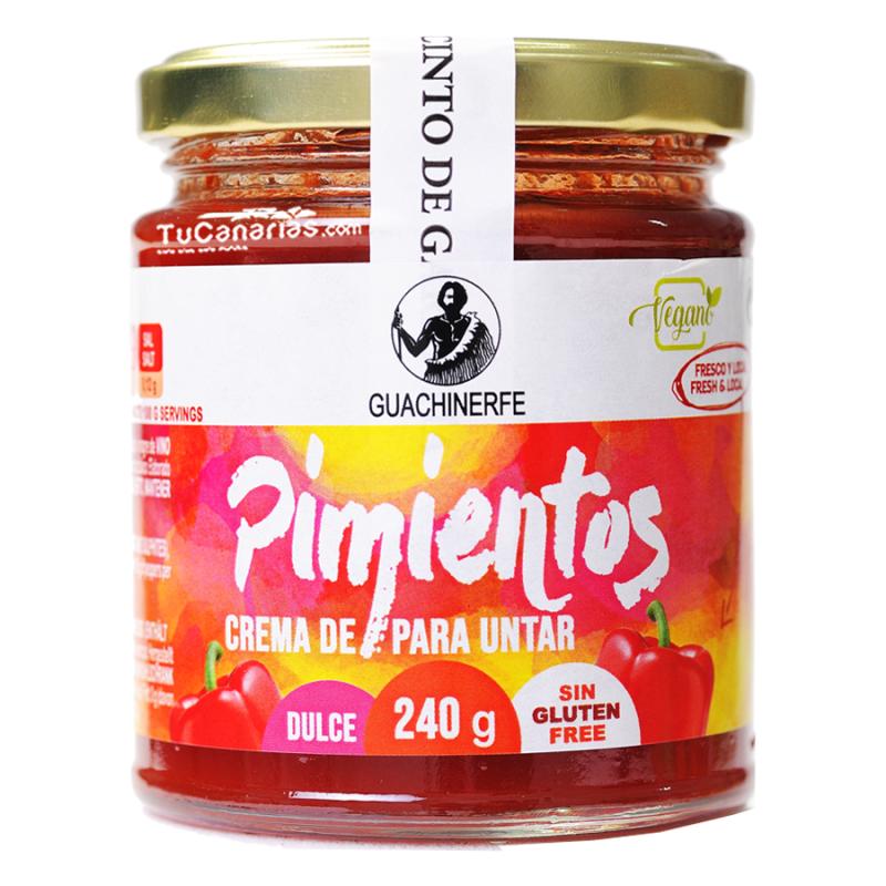 Productos Canarios Crema Pimiento Dulce Guachinerfe 240g