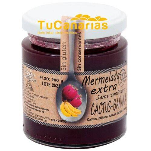 Mermelada Extra Tuno Indio Platano Isla Bonita Natural 260g Productos Canarios Mermelada Extra Tuno Indio Platano Isla Bonita Natural 260g
