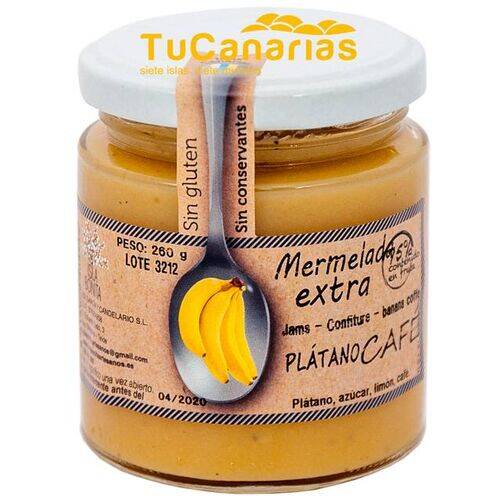 Mermelada Extra Platano Canarias Isla Bonita 260g Productos Canarios Mermelada Extra Platano Canarias Isla Bonita 260g