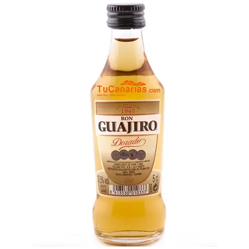 Ron Guajiro Oro Miniatura Personalizacion Gratis Productos Canarios Ron Guajiro Oro Miniatura Personalizacion Gratis