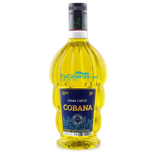 Licor Cobana de Platano 0,7 L. Productos Canarios Licor Cobana de Platano 0,7 L.