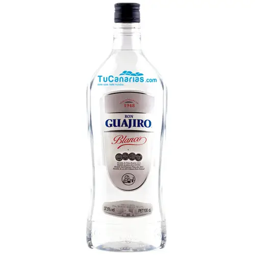 Ron Guajiro Blanco 1 Litro - Plata y Consumer Choice EEUU Productos Canarios Ron Guajiro Blanco 1 Litro - Plata y Consumer Choice EEUU