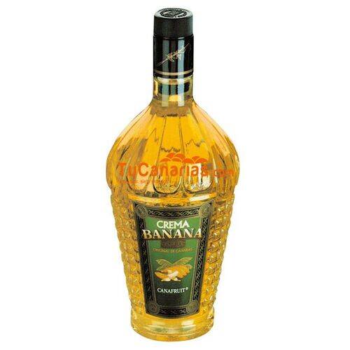 Licor crema de Platano Arehucas 0,7 l Productos Canarios Licor crema de Platano Arehucas 0,7 l