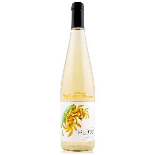 Vino de Platano de Canarias Plate Blanco Semiseco Productos Canarios Vino de Platano de Canarias Plate Blanco Semiseco