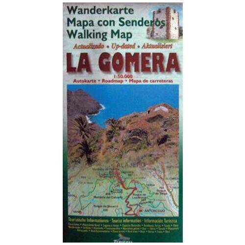 Mapa Turistico de La Gomera Productos Canarios Mapa Turistico de La Gomera