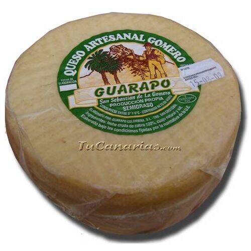 Queso Artesano Gomero Guarapo Semicurado 1200g Productos Canarios Queso Artesano Gomero Guarapo Semicurado 1200g