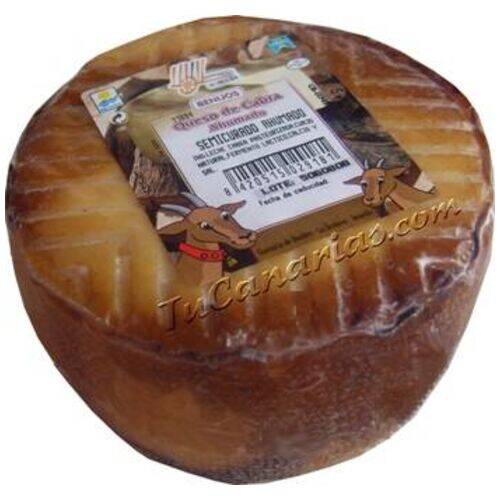 Queso Benijos Semicurado Ahumado 600 g - Oro Mundial Productos Canarios Queso Benijos Semicurado Ahumado 600 g - Oro Mundial