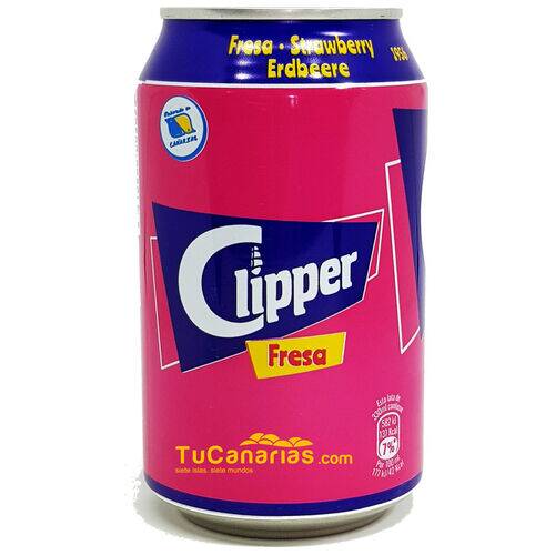 Refresco Clipper de Fresa 33 cl Productos Canarios Refresco Clipper de Fresa 33 cl
