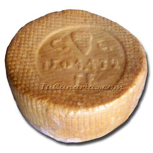 Queso Palmero Artesano Semicurado Ahumado 1 Kg. Productos Canarios Queso Palmero Artesano Semicurado Ahumado 1 Kg.
