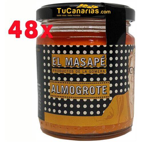 48 udes Almogrote Artesano Masape 250ml Productos Canarios 48 udes Almogrote Artesano Masape 250ml