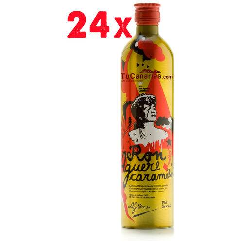 24 botellas Ron Caramelo Aguere Artesano Productos Canarios 24 botellas Ron Caramelo Aguere Artesano
