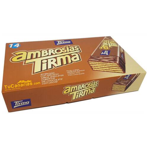Ambrosias Tirma Avellanas 14 unidades Productos Canarios Ambrosias Tirma Avellanas 14 unidades