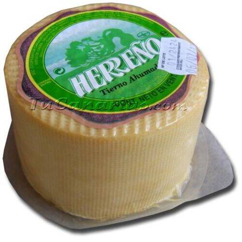 Queso Herreño Blanco Ahumado 600 g. - Plata Mundial Productos Canarios Queso Herreño Blanco Ahumado 600 g. - Plata Mundial