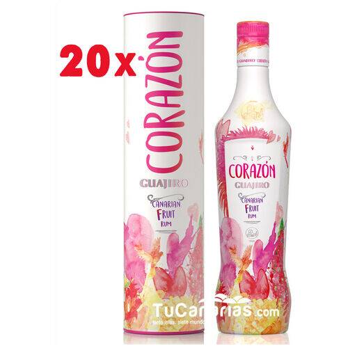 20 Ron Guajiro Corazon Estuchado Productos Canarios 20 Ron Guajiro Corazon Estuchado