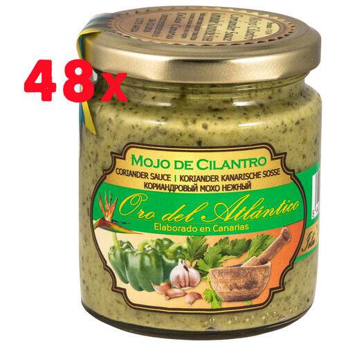 48 unidades Mojo Cilantro Oro Atlantico 250 ml Productos Canarios 48 unidades Mojo Cilantro Oro Atlantico 250 ml