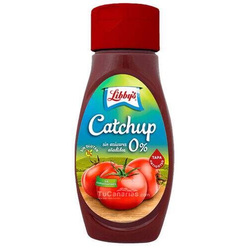 Ketchup Libbys Salsa Tomate 425g Zero Azúcares Productos Canarios Ketchup Libbys Salsa Tomate 425g Zero Azúcares