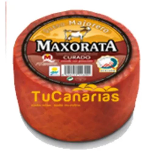 Queso Maxorata Curado Pimenton 1000 g. - Oro Mundial 2016 Productos Canarios Queso Maxorata Curado Pimenton 1000 g. - Oro Mundial 2016