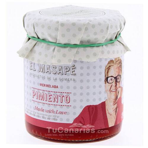 Mermelada artesana Masape Pimiento 290g Productos Canarios Mermelada artesana Masape Pimiento 290g