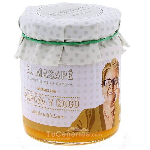 Mermelada Masape Papaya Coco 290g Productos Canarios Mermelada Masape Papaya Coco 290g