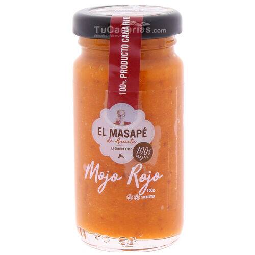 Mojo Rojo Artesano El Masape 100ml Productos Canarios Mojo Rojo Artesano El Masape 100ml