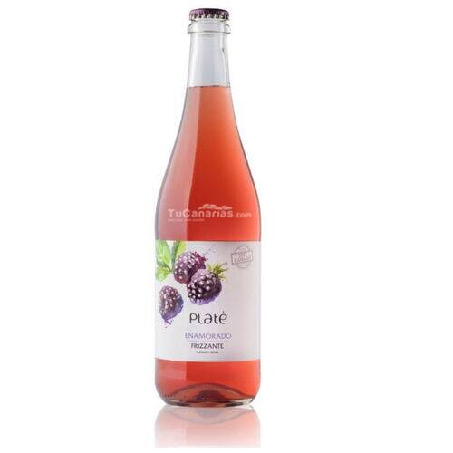 Vino Frizzante de Mora de Canarias Plate Productos Canarios Vino Frizzante de Mora de Canarias Plate