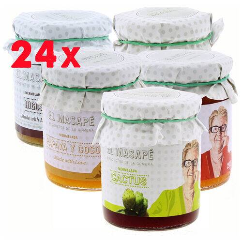 24 Mermeladas Masape Surtidas a elegir 290g Mayor Productos Canarios 24 Mermeladas Masape Surtidas a elegir 290g Mayor