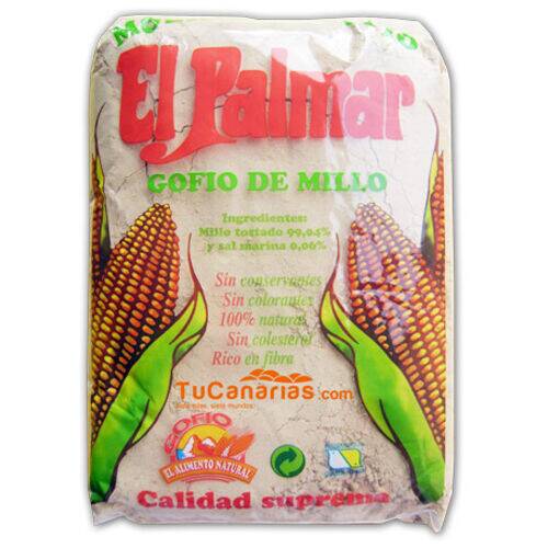 Gofio canario de Millo El Palmar Maiz 1Kg Productos Canarios Gofio canario de Millo El Palmar Maiz 1Kg