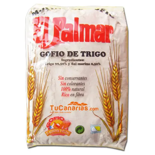 Gofio canarias de Trigo El Palmar 1Kg Productos Canarios Gofio canarias de Trigo El Palmar 1Kg